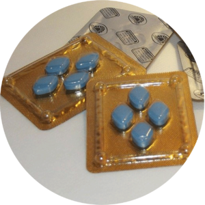 Des pilules bleues pour un bon fonctionnement de l'érection